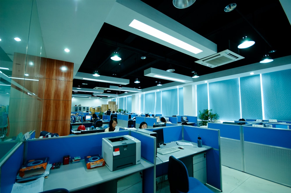 Modern office furniture workspace project